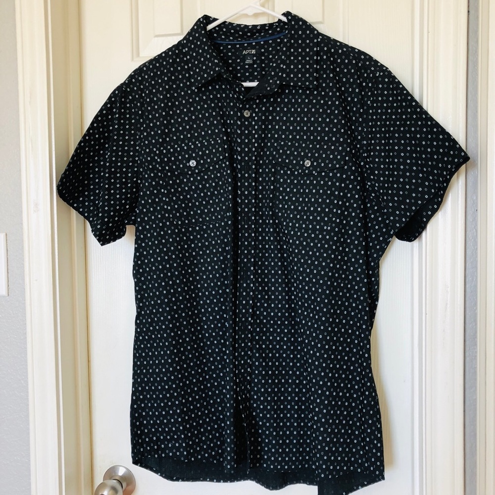 Casual Short Sleeve Button Down
